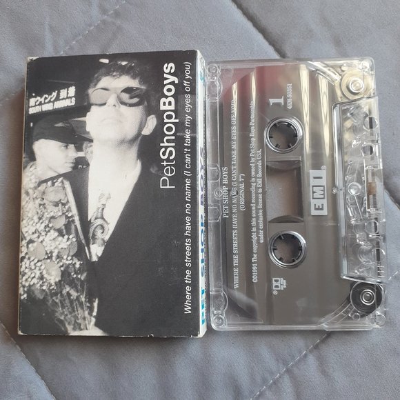 Pet Shop Boys Cassette Tape 1991 EMI Rare Where The Streets Have No Name Tested - Picture 1 of 7
